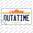 California Outtatime Novelty Sticker Decal