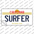 Surfer California Novelty Sticker Decal