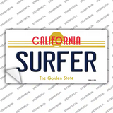 Surfer California Novelty Sticker Decal
