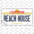 Beach House California Novelty Sticker Decal