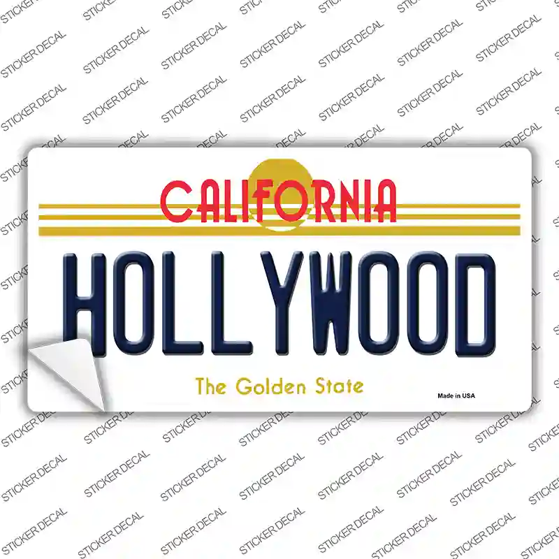 Hollywood California Novelty Sticker Decal