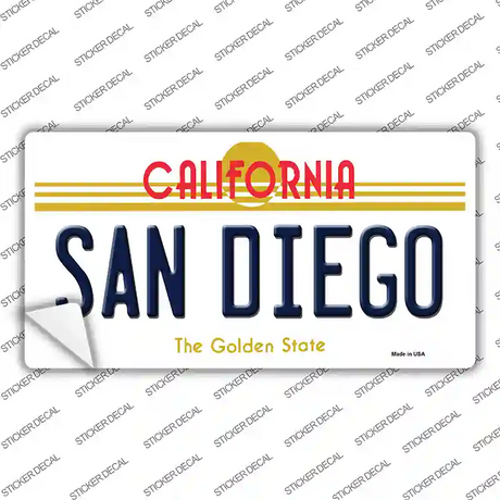 San Diego California Novelty Sticker Decal