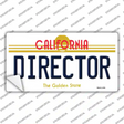 Director California Novelty Sticker Decal