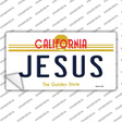 Jesus California Novelty Sticker Decal
