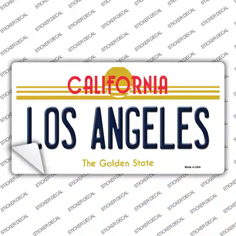 Los Angeles California State Novelty Sticker Decal