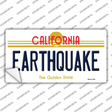 Earthquake California Novelty Sticker Decal