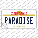 Paradise California Novelty Sticker Decal