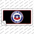 Federacion De Futbol De Chili Flag Novelty Sticker Decal