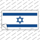 Israel Flag Novelty Sticker Decal