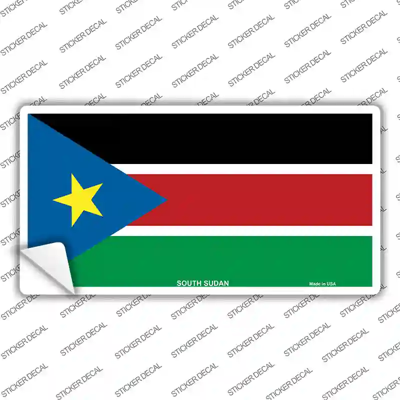 South Sudan Flag Novelty Sticker Decal