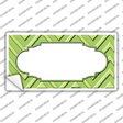 Lime Green Lighter Lime Green Scallop Chevron Novelty Sticker Decal