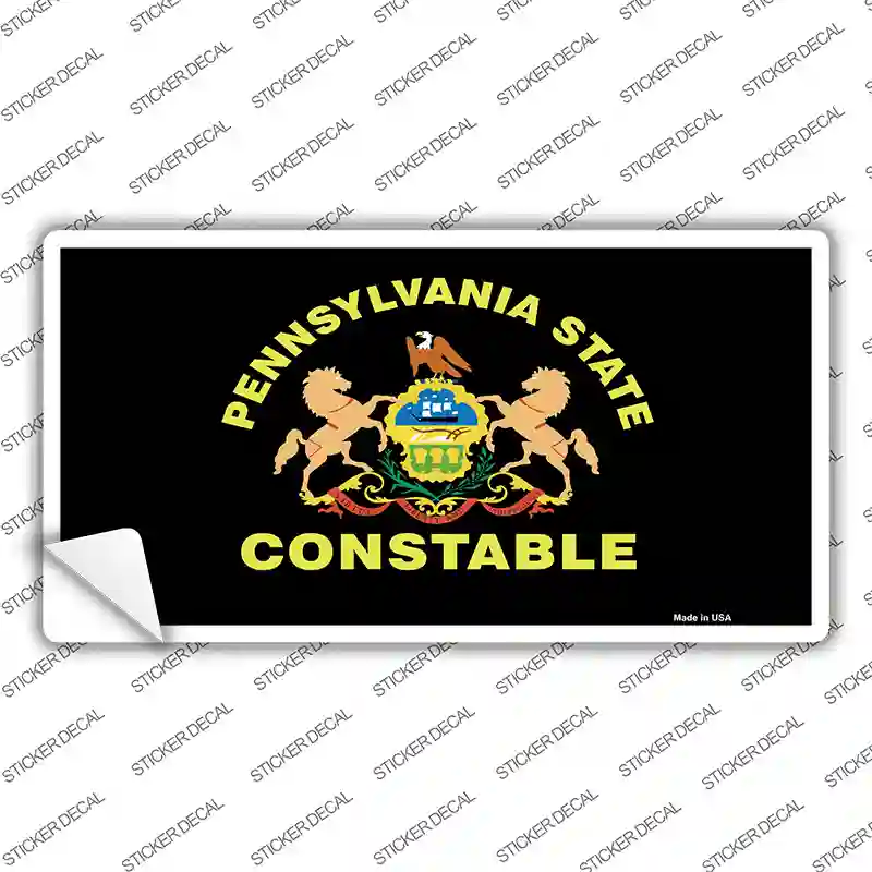 PA Constable Star Seal Novelty Sticker Decal