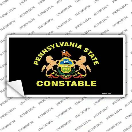 PA Constable Star Seal Novelty Sticker Decal