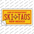 Ski Taos Yellow New Mexico Novelty Sticker Decal