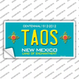 Taos Teal New Mexico Novelty Sticker Decal