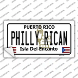 Philly Rican Puerto Rico Novelty Sticker Decal