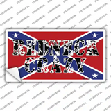 Redneck Crazy Novelty Sticker Decal