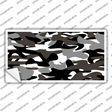 Black And White Camouflage Novelty Sticker Decal