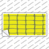 Web Yellow Novelty Sticker Decal