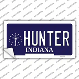 Hunter Indiana State Novelty Sticker Decal