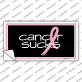 Cancer Sucks Novelty Sticker Decal