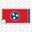 Tennessee State Flag Novelty Sticker Decal