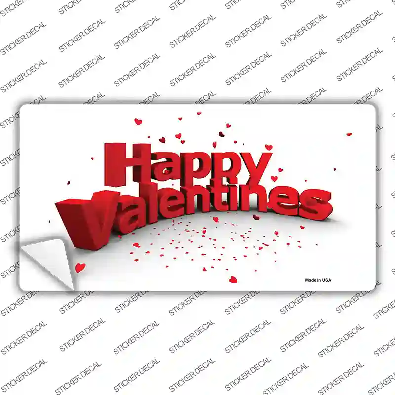Happy Valentines Novelty Sticker Decal