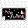 Merry Christmas Snow Novelty Sticker Decal