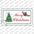 Merry Christmas Tree Novelty Sticker Decal