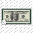 $100 Bill Novelty Sticker Decal