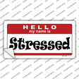 Stressed Novelty Sticker Decal