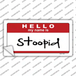 Stoopid Novelty Sticker Decal