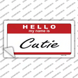 Cutie Novelty Sticker Decal