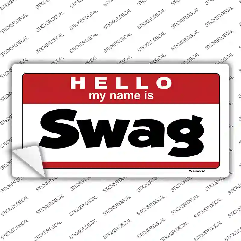 Swag Novelty Sticker Decal