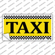 Taxi Novelty Sticker Decal