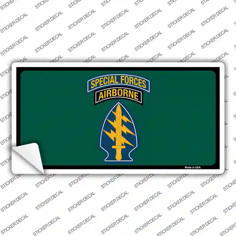 Special Forces Novelty Sticker Decal
