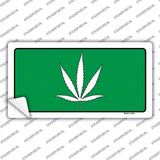 Marijuana Leaf Novelty Sticker Decal