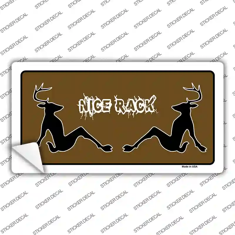 Nice Rack Novelty Sticker Decal
