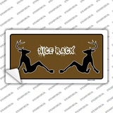 Nice Rack Novelty Sticker Decal