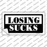 Losing Sucks Novelty Sticker Decal