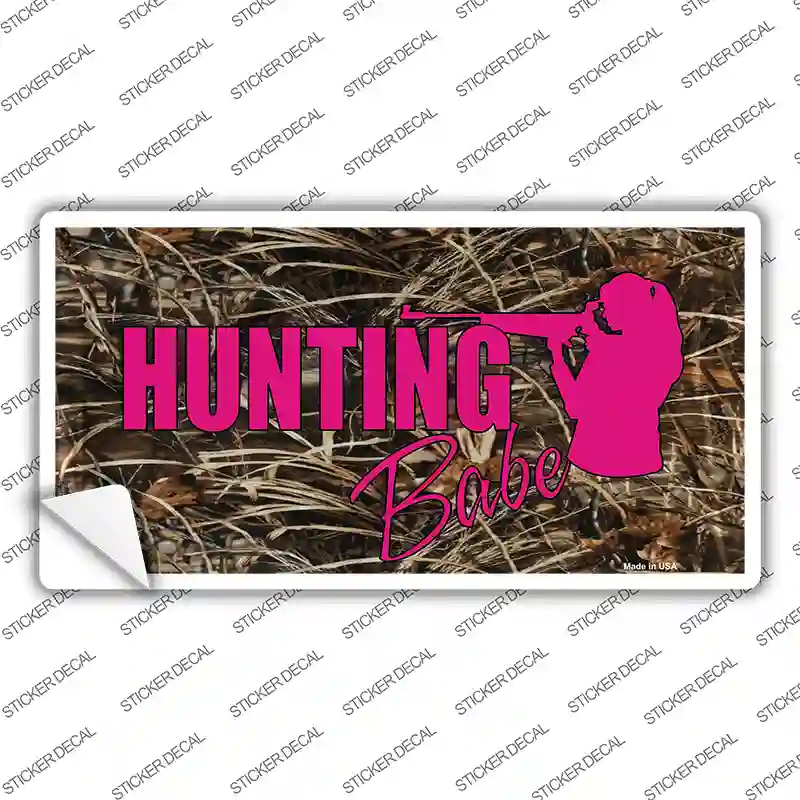 Hunting Babe Novelty Sticker Decal