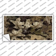 Fallen Leaves Camo Novelty Sticker Decal