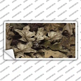 Fallen Leaves Camo Novelty Sticker Decal