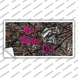 Real Women Fish Novelty Sticker Decal
