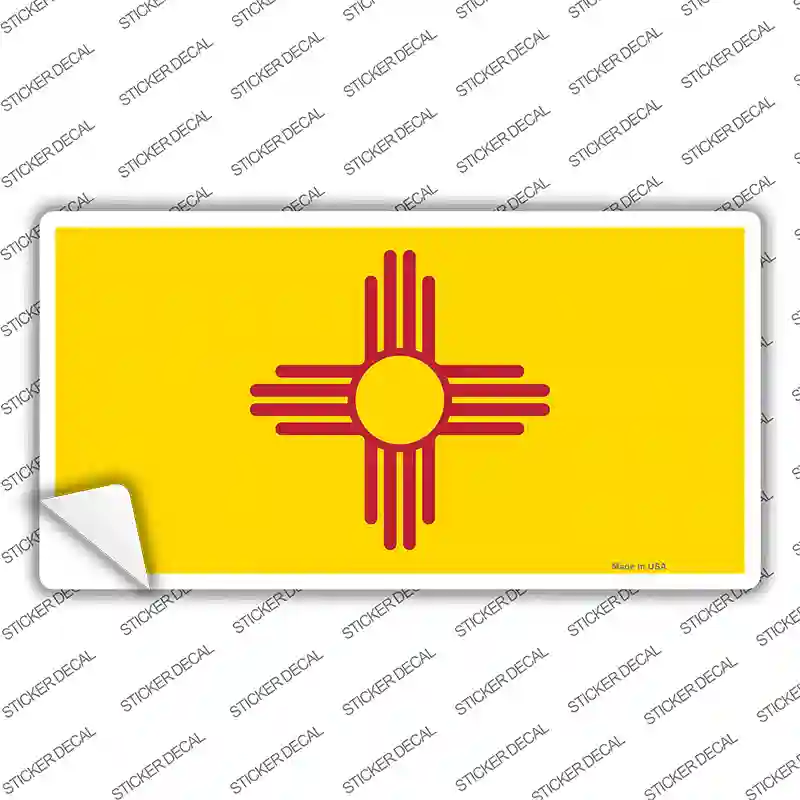New Mexico State Flag Novelty Sticker Decal