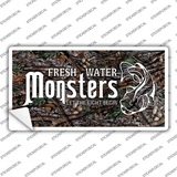 Fresh Water Monsters Novelty Sticker Decal