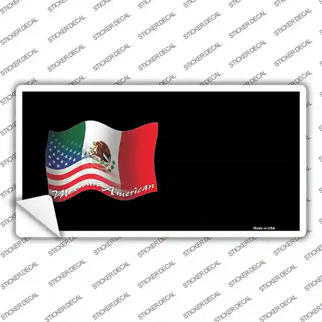 Mexican and American Novelty Sticker Decal