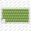 Lime Green Black Anchor Novelty Sticker Decal