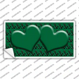 Green Black Anchor Green Heart Center Novelty Sticker Decal