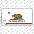 California State Flag Novelty Sticker Decal